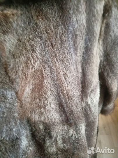 Шубы из Нутрии с песцовым воротником