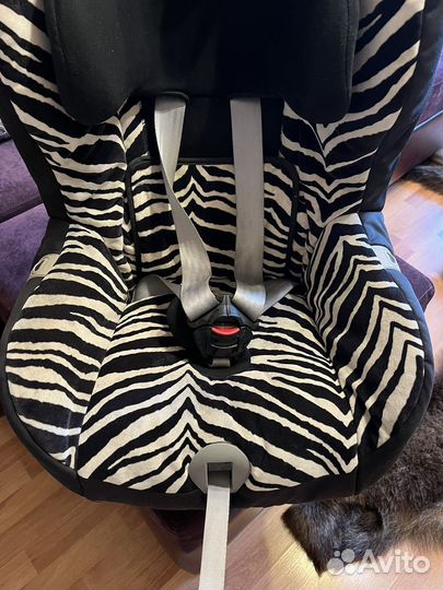 Автокресло britax romer king plus SMART zebra