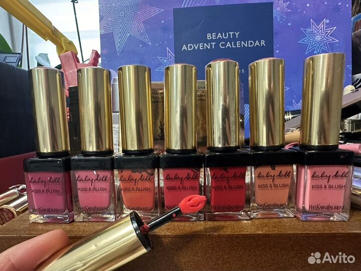 YSL румяна И блеск для губ baby doll kiss & blush