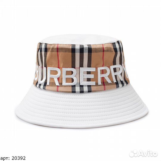 Панама burberry белая