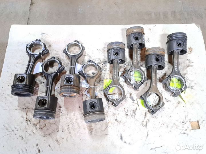 Поршень шатун mercedes atego OM906 OM904