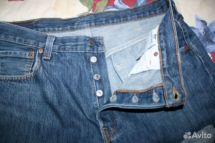 Джинсы levis 501 W38 L34 производство Гаити