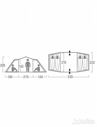 Палатка 4 местная
