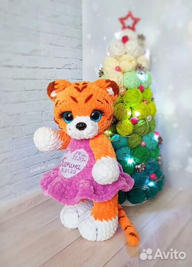 Вязаные игрушки с метрикой