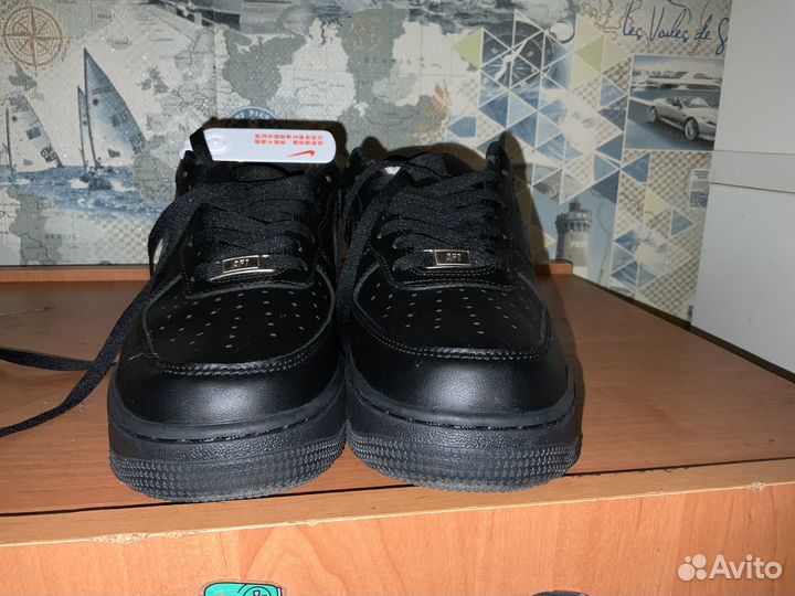 Кроссовки nike air force 1 черные