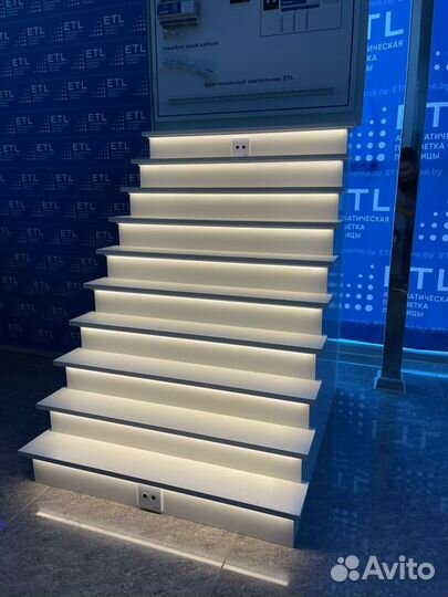 Подсветка лестницы с датчиками движения