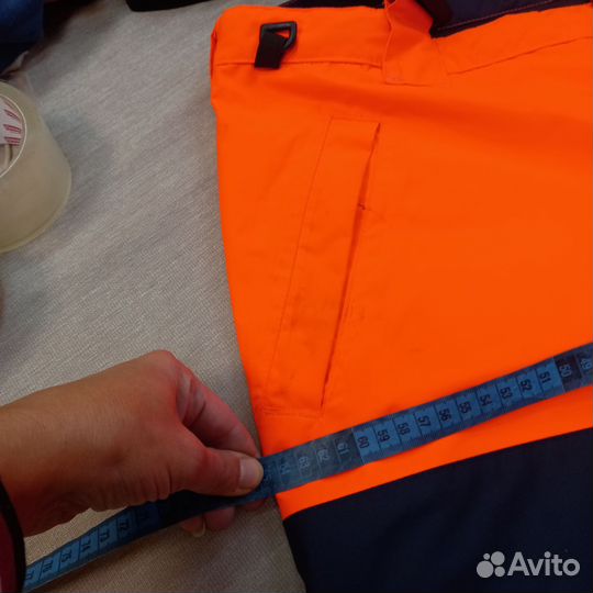 Сигнальный полукомбинезон 52-54 Fristads Швеция