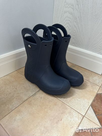 Резиновые сапоги crocs 33-34