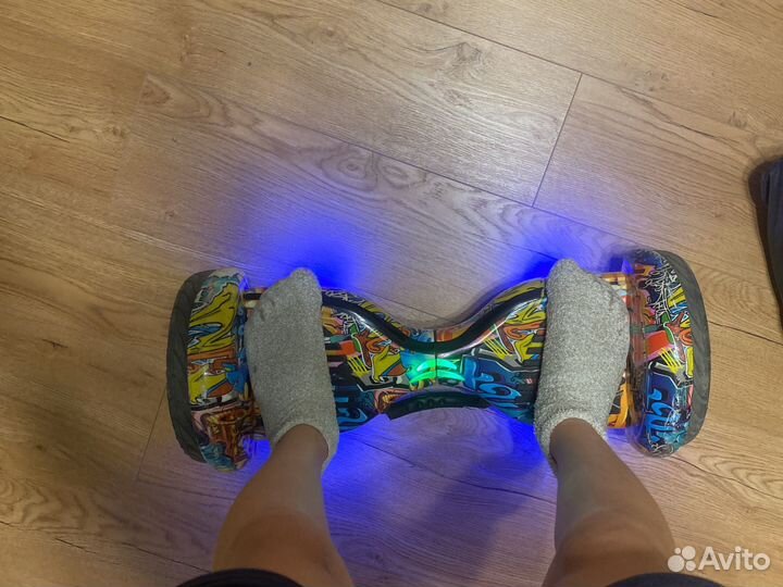 Гироскутер с ручкой бу