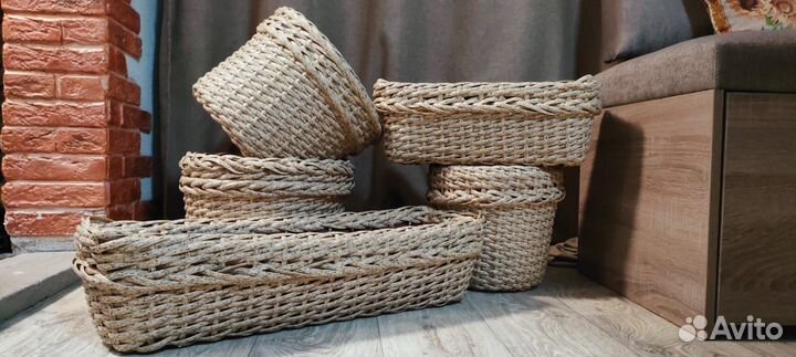 Кашпо и вазоны из экоротанга