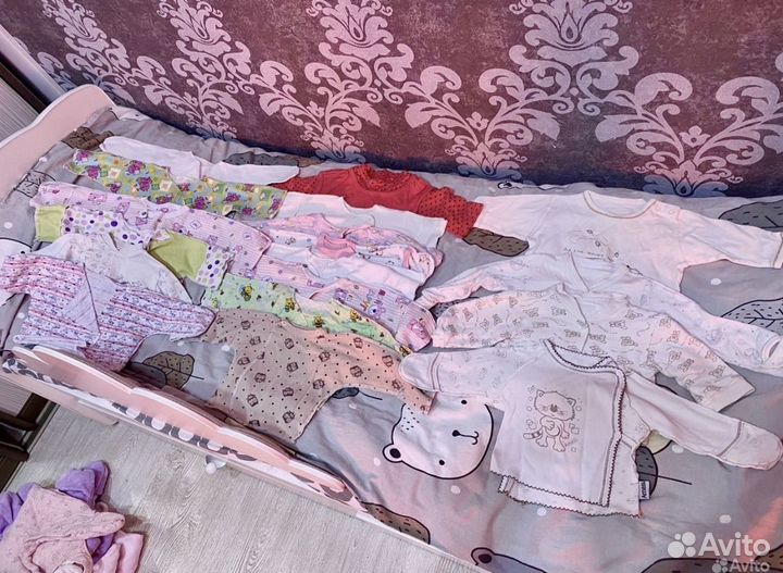 Пакет вещей на девочку 0-9мес