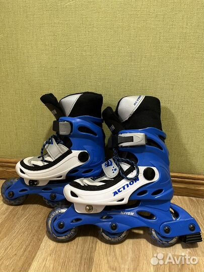Роликовые коньки детские раздвижные (ролики)