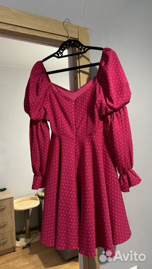 Платье женское розовое