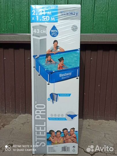 Каркасный бассейн новый