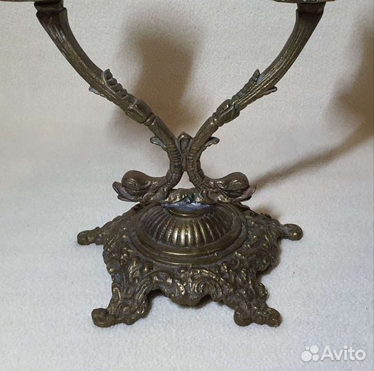 Подсвечник бронзовый