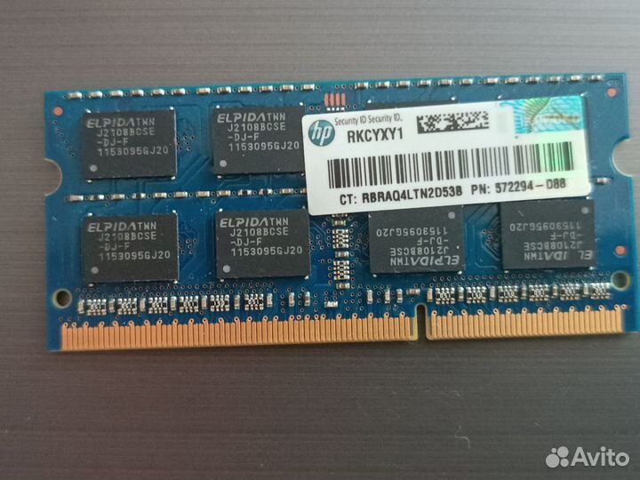 Оперативная память sodimm ddr3 4 gb