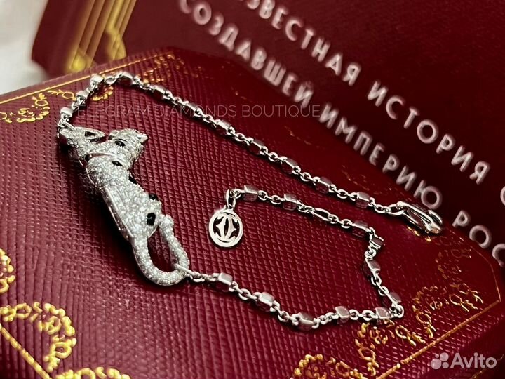 Браслет Cartier Panthere золото 750, бриллианты