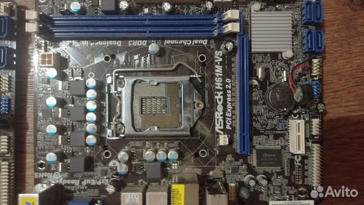 Материнская плата socket lga 1155 h61 ddr3