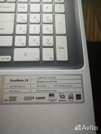 Ноутбук Packard bell