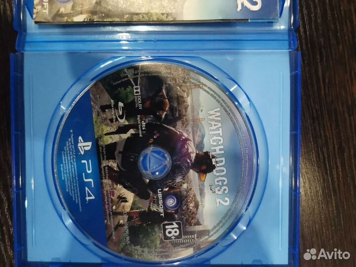 Диск ps4 watch dogs 2