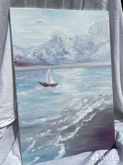 Картина маслом на холсте пейзаж