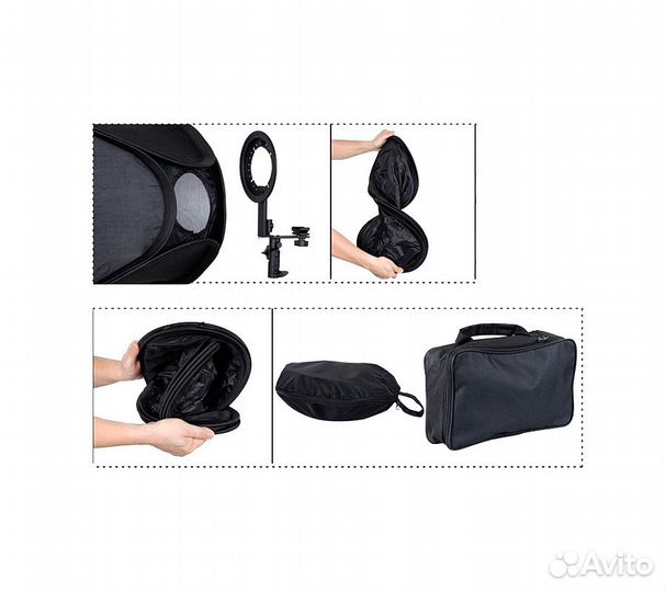 Софтбокс FST SB-020 50х50 см для накамерных вспыше