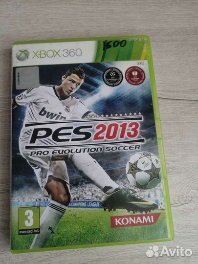 Диск для xbox 360 pes 2013