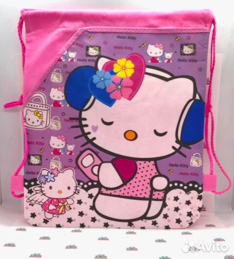 Сумка-рюкзачок для девочки Hello Kitty универсальн