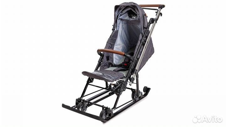 Санки-коляска, Nika - Joy every day (J1), Серый (с