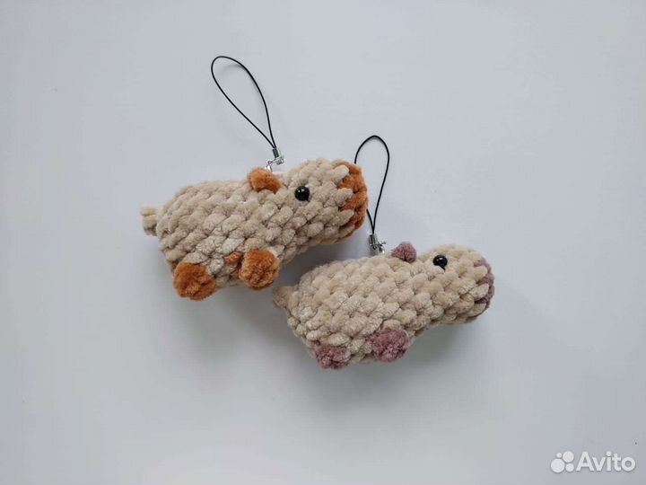 Вязаные брелки