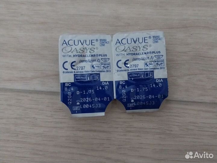 Линзы контактные acuvue oasys двухнедельные