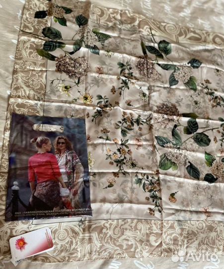 Павловопосадский платок новый