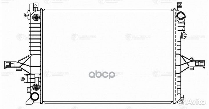 LRC 10156 радиатор системы охлаждения Volvo S6