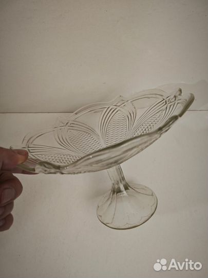 Хрустальная конфетница СССР
