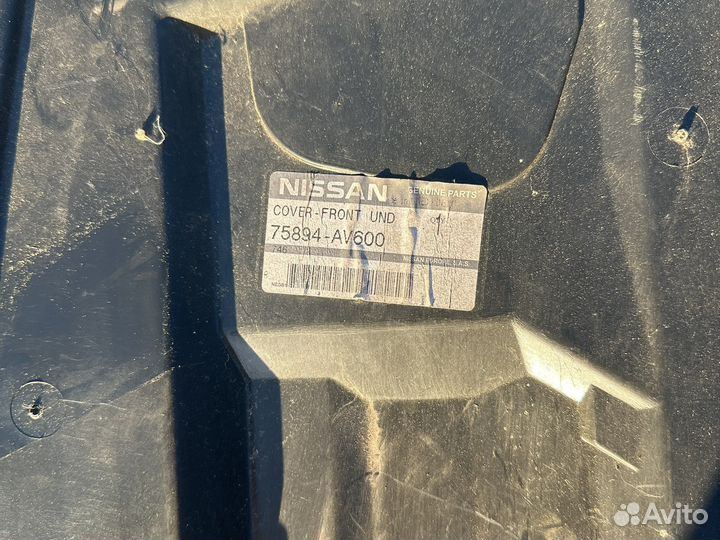 Защита двигателя Nissan Primera P12 левая