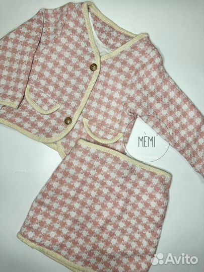 Твидовый костюм для девочки