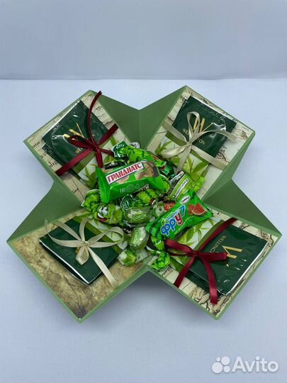 Подарочная коробка к 23 февраля