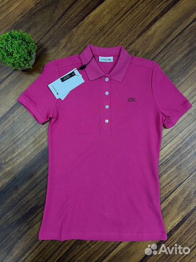 Женское поло Lacoste