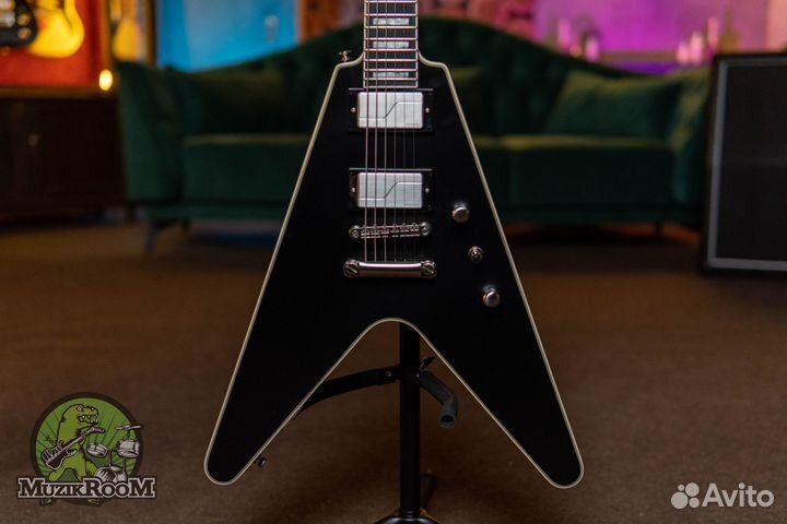 Epiphone Flying V Prophecy Black Aged Gloss