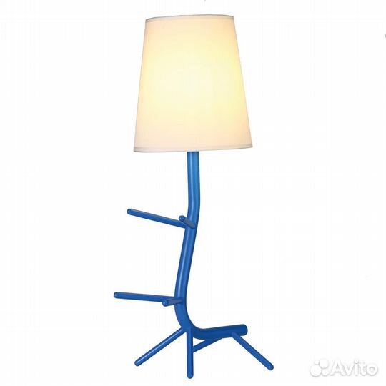 Светильник настольный металлический и текстильный