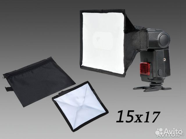 Софтбокс. Рассеиватель. Диффузор на вспышку новый