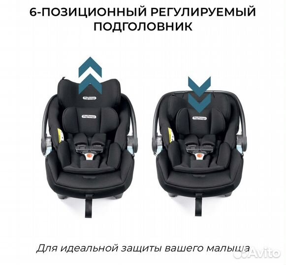 Автолюлька 0+ Peg perego viaggio lounge с базой