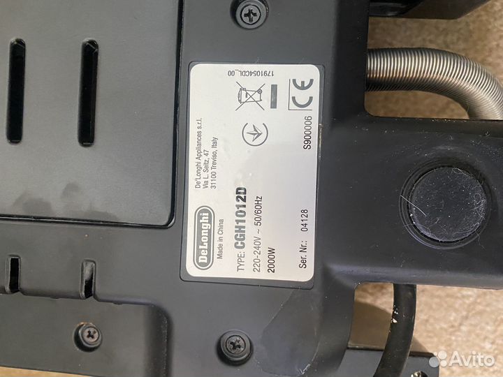 Электрогриль delonghi CGH1012D бу