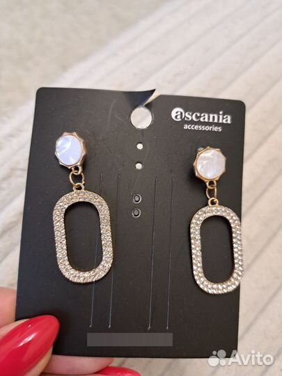 Серьги бижутерия,новые