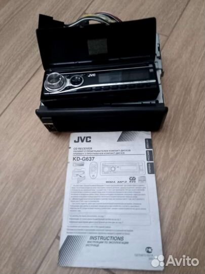 Автомагнитола jvc новая (USB+ пульт)