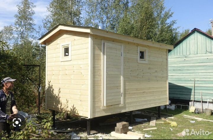 Баня 2.5х4м каркасная хорошая