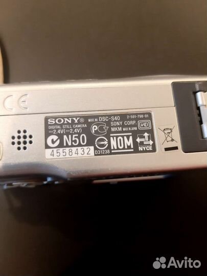 Компактный фотоаппарат sony