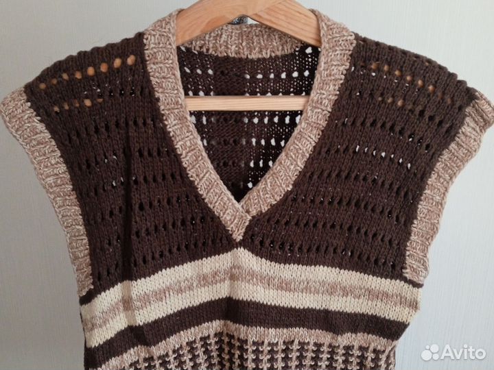 Самовязанный жилет