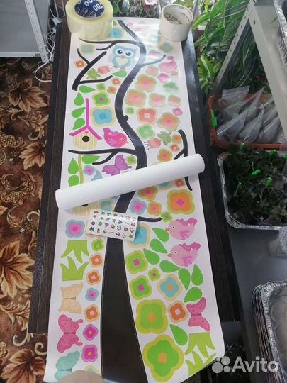 Наклейки интерьерные