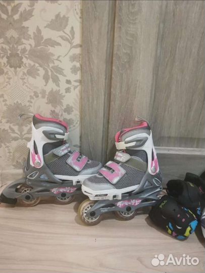 Роликовые коньки rollerblade + зашита